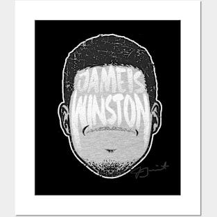 Jameis Winston Cleveland Player Silhouette Posters and Art